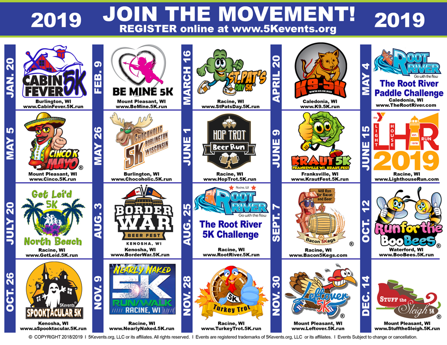 2019_Eventsata-glance-back- Remote Runners virtual runners event listings
